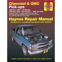 Chevrolet Blazer Tahoe C/K 1500 2500 3500 (1988-2000) Reparaturanleitung Haynes