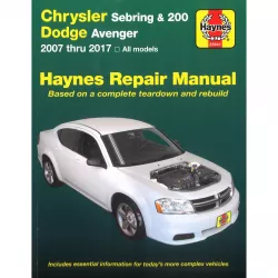 Chrysler Sebring 200 Dodge Avenger 2007-2017 Reparaturanleitung Haynes
