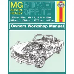MG Midget Austin-Healey Sprite 1958-1980 MK I II II IV Reparaturanleitung Haynes