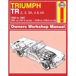 Triumph TR 2 3 3A 4 4A 1952-1967 1991cc 2138cc 121,5  Reparaturanleitung Haynes