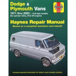 Dodge Plymouth Vans 6-Zylinder V6 V8 1971-2003 Reparaturanleitung Haynes