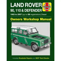 Land Rover 90 110 Defender 1983-2007 Diesel Gelände Reparaturanleitung Haynes