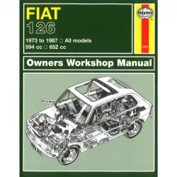 Fiat 126 (alle Modelle) 1973-1987 594cc 652cc Motor Reparaturanleitung Haynes