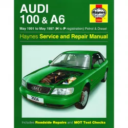 Audi A6 100 05.1991-05.1997 Benzin Diesel Turbo Reparaturanleitung Haynes