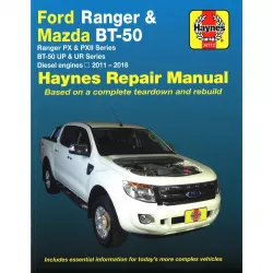 Ford Ranger Mazda BT-50 2011-2018 Reparaturanleitung Werkstatthandbuch Haynes