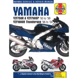 Yamaha YZF750R, YZF750SP und YZF1000R Thunderace (93-00) Reparaturanleitung