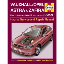 Opel Astra Zafira Vauxhall 1998-04.2004 Diesel Reparaturanleitung Haynes
