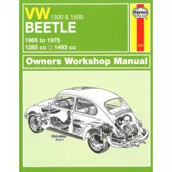 VW 1300 1500 Beetle 1965-1975 1285cc 1493cc Käfer Reparaturanleitung Haynes