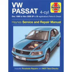 VW Passat 12.1996-11.2000 4-Zylinder Diesel Benzin Reparaturanleitung Haynes