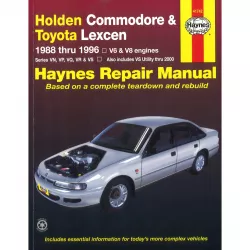 Holden Commodore Toyota Lexcen 1988-2000 Reparaturanleitung Haynes