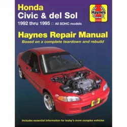 Honda Civic & del Sol (1992-1995) SOHC Import Reparaturanleitung Haynes