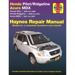 Honda Pilot Ridgeline Acura MDX 2001-2014 Reparaturanleitung Haynes