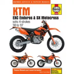 KTM Motorrad EXC Enduros und SX Motocross (2000-2007) Reparaturanleitung Haynes