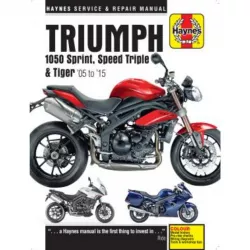 Triumph 1050 Sprint, Speed Triple und Tiger (05-15) Reparaturanleitung Haynes