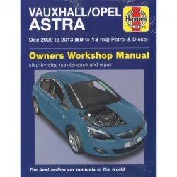 Opel Astra Vauxhall 12.2009-2013 Benzin Diesel Reparaturanleitung Haynes