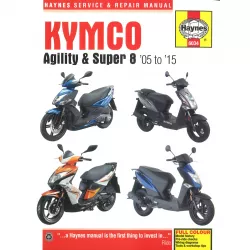 Kymco Motorroller Agility und Super 8 (2005-2015) Reparaturanleitung Haynes