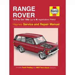 Land Rover Range Rover 1970-10.1992 Benzin Reparaturanleitung Haynes
