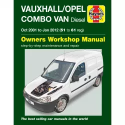 Opel Combo Van Vauxhall 10.2001-01.2012 Diesel Reparaturanleitung Haynes