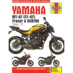 Yamaha Motorrad MT-07, Tracer und XSR700 (2014-2017) Reparaturanleitung Haynes