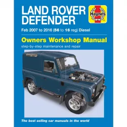 Land Rover Defender 2007-2016 Diesel Geländewagen Reparaturanleitung Haynes