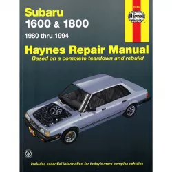 Subaru 1600 & 1800 (1980-1994) 2WD 4WD XT Reparaturanleitung Haynes