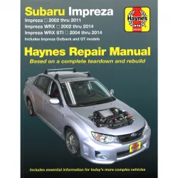 Subaru Impreza 2002-2014 WRX STI Outback GT Modell Reparaturanleitung Haynes