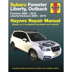 Subaru Forester Liberty Outback 2008-2019 SUV Import Reparaturanleitung Haynes