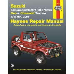 Suzuki Samurai Sidekick X-90 Vitara Geo Chevrolet USA Reparaturanleitung Haynes