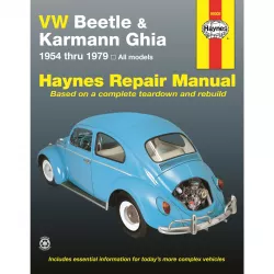 VW Beetle Karmann Ghia 1954-1979 Oldtimer USA US Reparaturanleitung Haynes