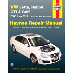 VW Golf Jetta 2006-2011 GTI Rabbit New GLI 2.0 Reparaturanleitung Haynes