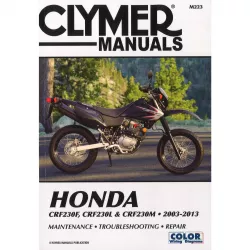 Honda CRF230F CRF230L CRF230M (2003-2013) Reparaturanleitung Clymer