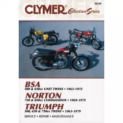 BSA Unit Norton Commandos Triumph Twins (1963-1979) Reparaturanleitung Clymer