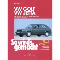 Volkswagen VW Jetta 1984-1991 Benziner So wird's gemacht Reparaturanleitung
