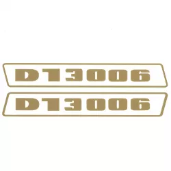 Deutz D13006 Gold bis 1974 Schlepper Traktor Aufkleber Klebefolie