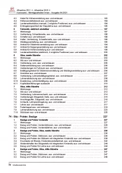 SEAT Alhambra 7N (10-15) Karosserie Montagearbeiten Innen Reparaturanleitung PDF