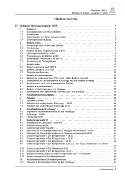 SEAT Alhambra (95-10) Elektrische Anlage Elektrik Systeme Reparaturanleitung PDF