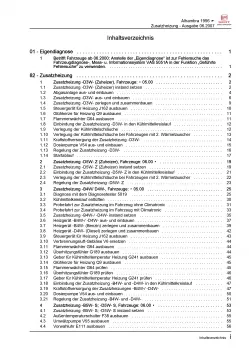 SEAT Alhambra Typ 7V 1995-2010 Standheizung Zusatzheizung Reparaturanleitung PDF
