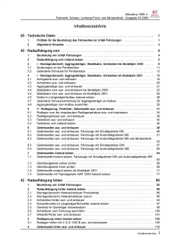 SEAT Alhambra 7V 1995-2010 Fahrwerk Achsen Lenkung AWD Reparaturanleitung PDF