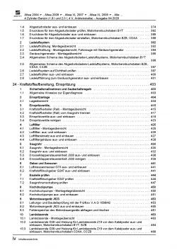 SEAT Altea 5P1 2004-2015 1,8l 2,0l Benzinmotor 160-211 PS Reparaturanleitung PDF