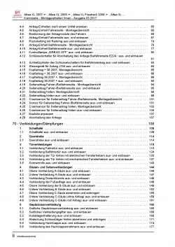 SEAT Altea 5P5 2006-2015 Karosserie Montagearbeiten Innen Reparaturanleitung PDF