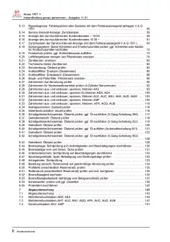 SEAT Arosa 6H 1997-2004 Instandhaltung Inspektion Wartung Reparaturanleitung PDF