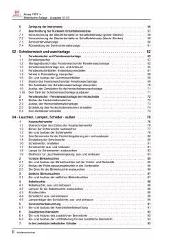 SEAT Arosa 6H (97-04) Elektrische Anlage Elektrik Systeme Reparaturanleitung PDF