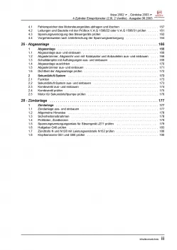 SEAT Cordoba 6L (02-08) 4-Zyl. 2,0l Benzinmotor 2V 115 PS Reparaturanleitung PDF