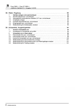 SEAT Exeo 3R 2008-2013 Multitronic Automatikgetriebe 01J Reparaturanleitung PDF
