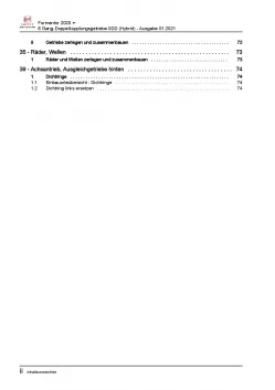 SEAT Formentor ab 2020 6 Gang Automatikgetriebe DKG 0DD Reparaturanleitung PDF