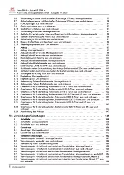 SEAT Ibiza 6J 2008-2015 Karosserie Montagearbeiten Innen Reparaturanleitung PDF
