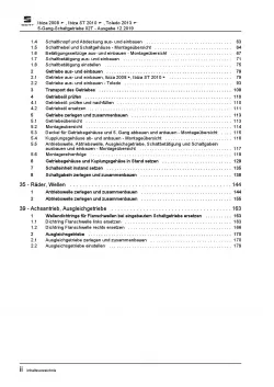 SEAT Ibiza 6J (08-15) 5 Gang Schaltgetriebe 02T Kupplung Reparaturanleitung PDF