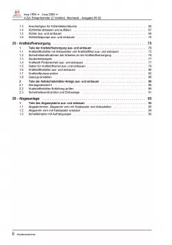 SEAT Inca 9K (95-04) 4-Zyl. Benzinmotor 60-75 PS Mechanik Reparaturanleitung PDF