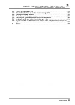SEAT Leon 1P 2005-2012 Instandhaltung Inspektion Wartung Reparaturanleitung PDF