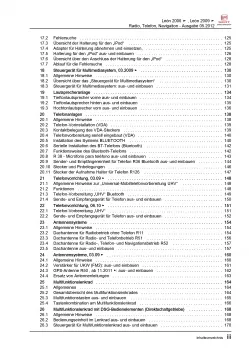 SEAT Leon Typ 1P 2005-2012 Radio Navigation Kommunikation Reparaturanleitung PDF